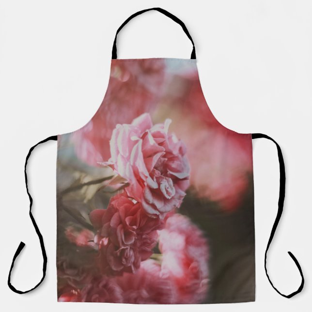 PINK PETALED FLOWER APRON (Front)