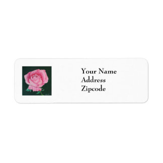 Pink Petals Address Label