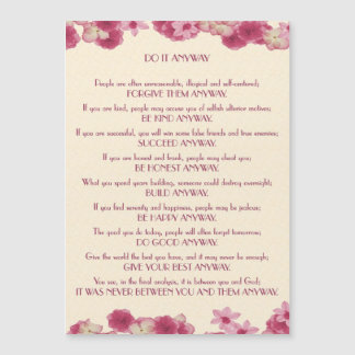 Pink Petals Do It Anyway