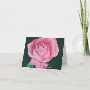 Pink Petals Inspirational Note Card