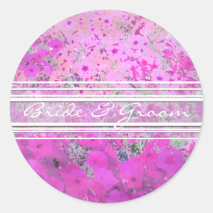 Pink Petunia Elegant  Stickers