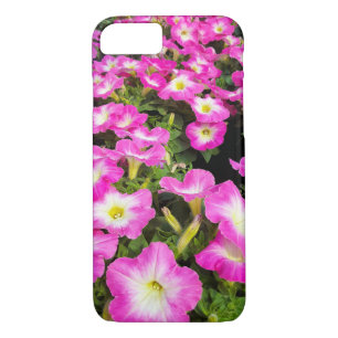 pink petunia plants Case-Mate iPhone case