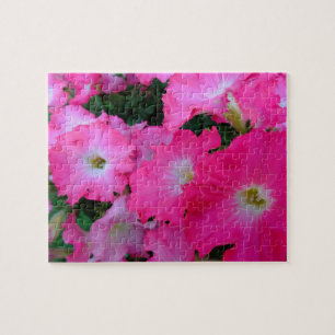 Pink petunias jigsaw puzzle