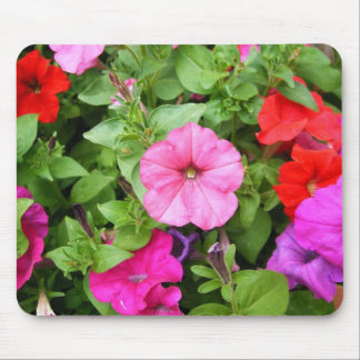 Pink Petunias Mouse Pad