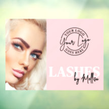 Pink Photo Logo Lashes