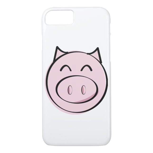 Pink Pig iPhone 7 Case (Back)