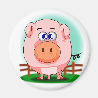 Pink Pig Magnet
