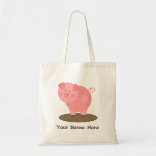 Pink Pig Mud Puddle Bag