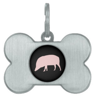 Pink Pig Pet Tag