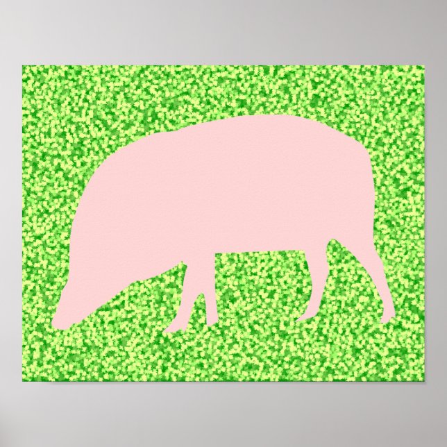 Pink Pig Poster (Front)
