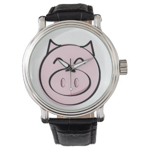 Pink Pig Watch