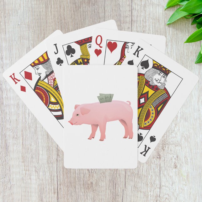 Pink Piggy Bank Playing Cards (Creator Uploaded)