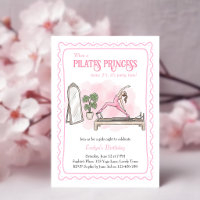Pink Pilates Princess Girls Night Birthday