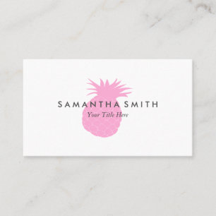 Pink Pineapple Business Card