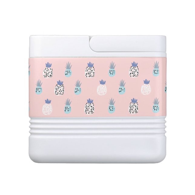 Pink Pineapple Can Cooler Chilly Bin (Right)