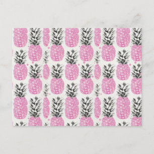 Pink Pineapple Postcard