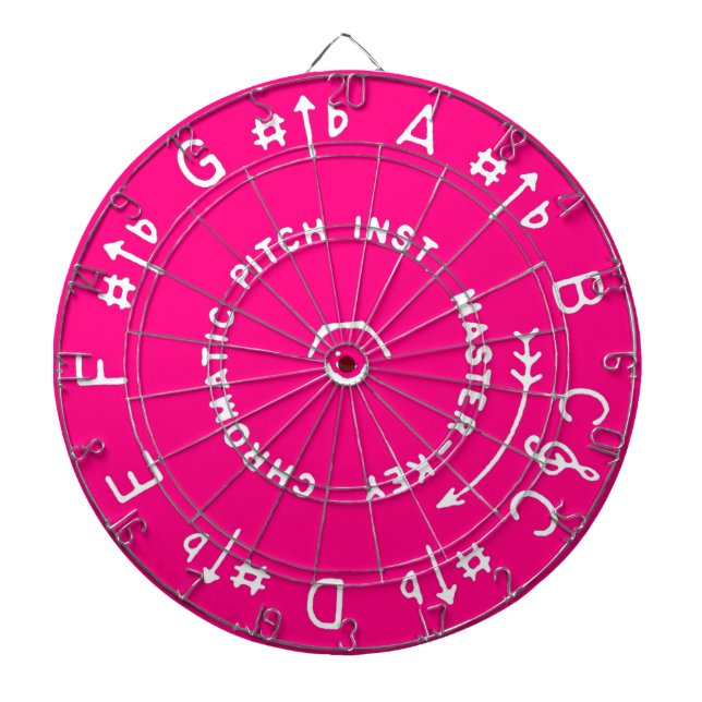 Pink Pitch Pipe Dartboard (Front)
