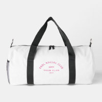 Pink PKBL Social Club Crest Monogram Pickleball