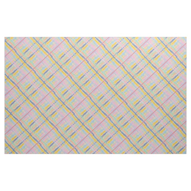 Pink Plaid Fabric (Fat Quarter)