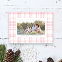 Pink Plaid Holidays