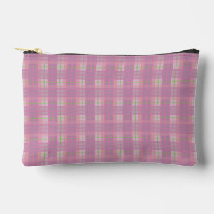 Pink Plaid Pouch