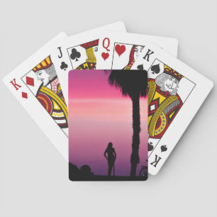 PINK PLAYING CARDS
