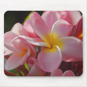 Pink Plumeria Mouse Pad