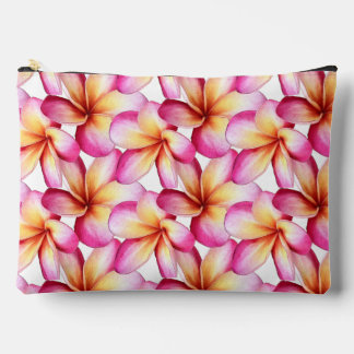 Pink Plumeria Print Cut Sew Bag