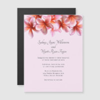 Pink Plumeria Real Flowers Border