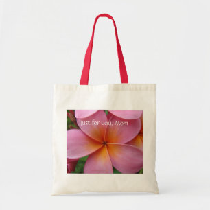 Pink Plumeria Tote Bag