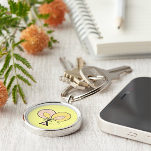 Pink Pocket Mouse Keychain