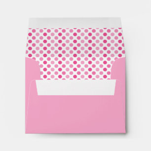 Pink Polka Dot A-2 Envelope