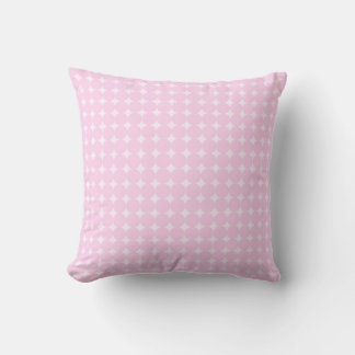 Pink Polka Dot Baby Girl Nursery Throw Pillow