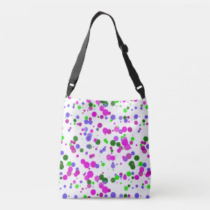 Pink Polka Dot Confetti Crossbody Bag