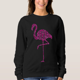 Pink Polka Dot Flamingo International Dot Day Appa Sweatshirt
