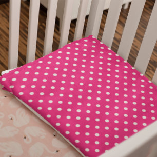 Pink Polka Dot Fleece Blanket