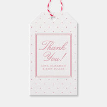 Pink Polka Dot Girl Baby Shower