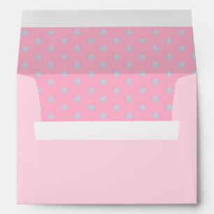 Pink Polka Dot Laundy Coordinating Envelope