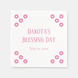 Pink Polka-dot Special Event Napkin