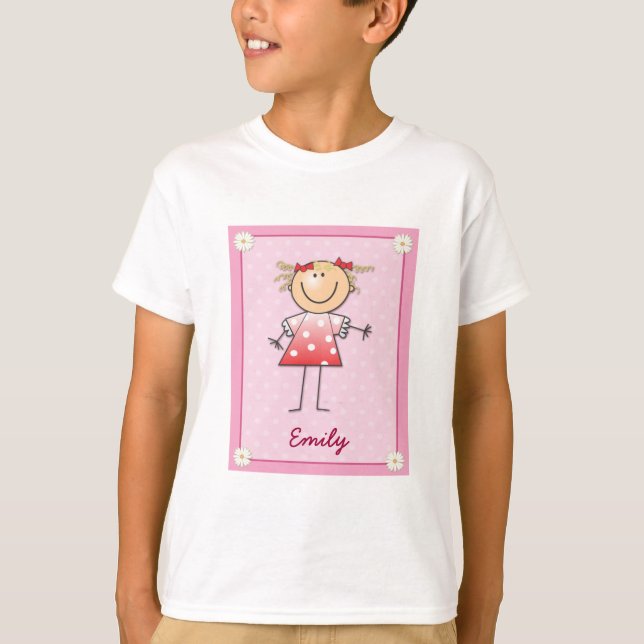 pink polka dot T-Shirt (Front)