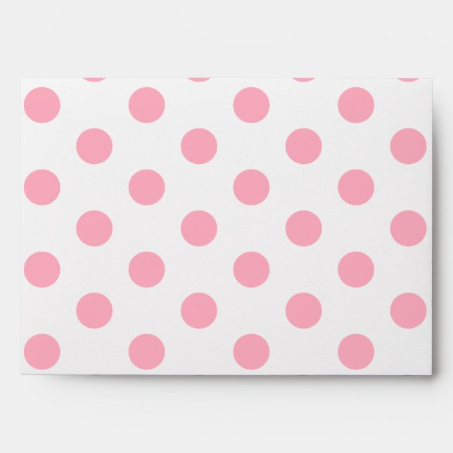 Pink Polka Dots Envelopes (Front)