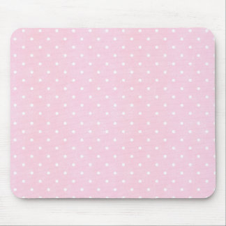 Pink Polka Dots Mouse Pad