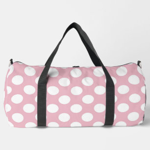 Pink Polka Dots, Polka Dot Pattern, Dots, Dotted Duffle Bag