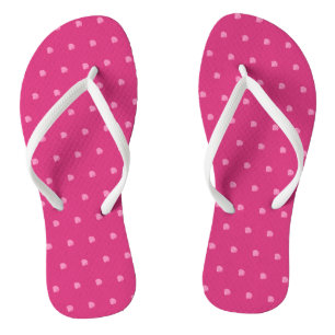 Pink Polkadots-Seashells- Jandals