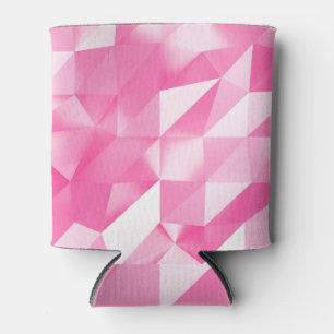 Pink polygon background: abstract 3D rendering Can Cooler