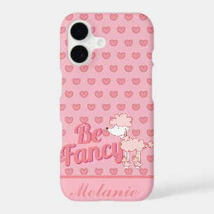 Pink Poodle and Hearts Be Fancy