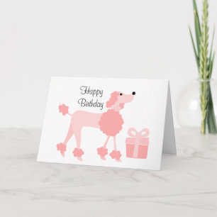 Pink Poodle Card