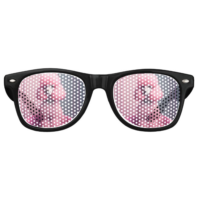 PINK POODLE DOG SUNGLASSES FUN-Glasses! (Front)
