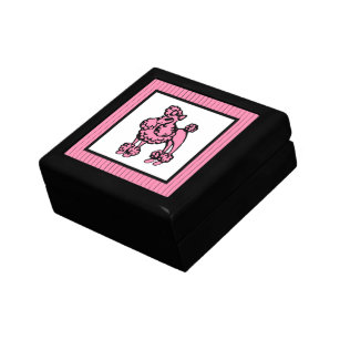 Pink Poodle Jewellery Box