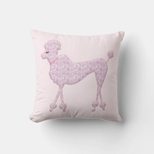 Pink Poodle Pillow